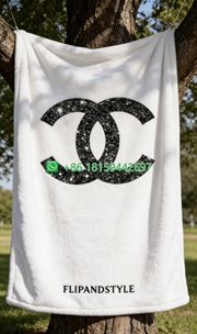 Chanel Throw Blankets